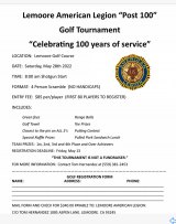 Lemoore American Legion Post hosts May 28 golf tourney